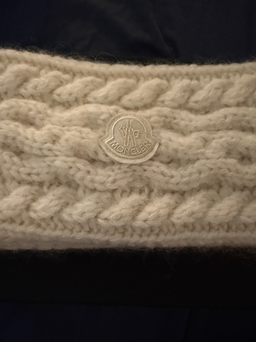 Brand new moncler wool ear headband
